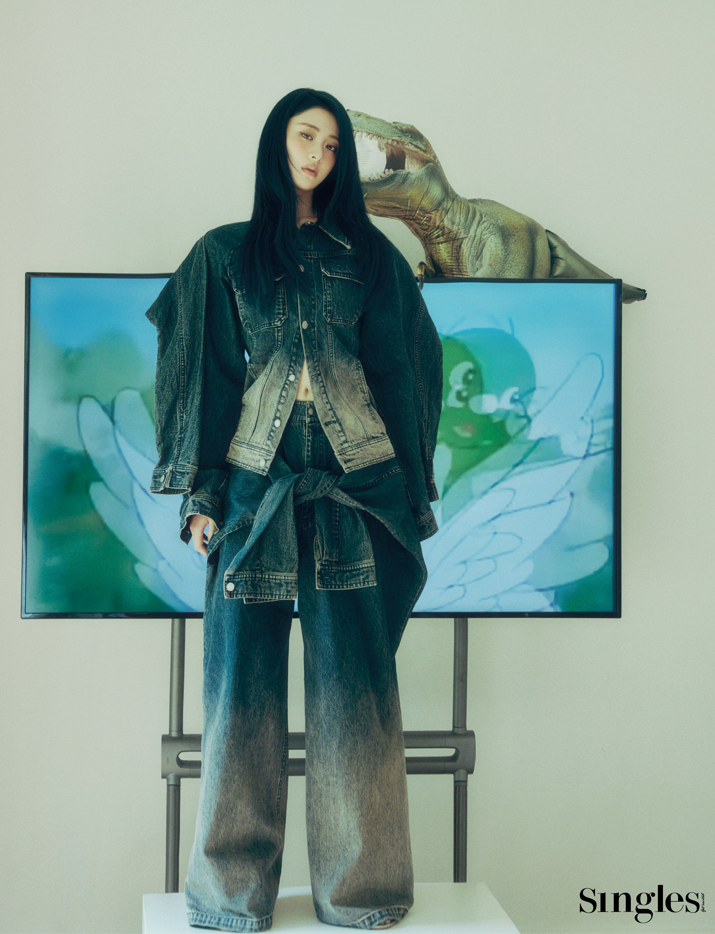 셀럽, 셀럽화보, 르세라핌 싱글즈 화보, 채원 싱글즈 화보, 크레이지, CRAZY